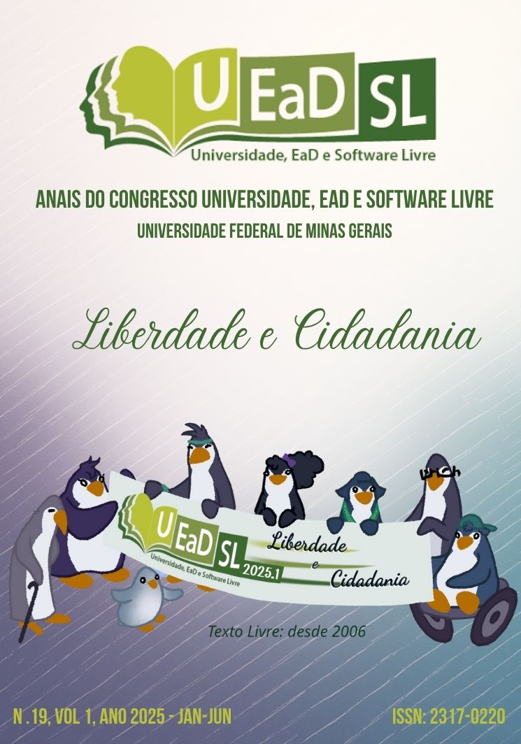 					Visualizar v. 1 n. 19 (2025): Anais do Congresso Nacional Universidade EAD e Software Livre 2025.1
				