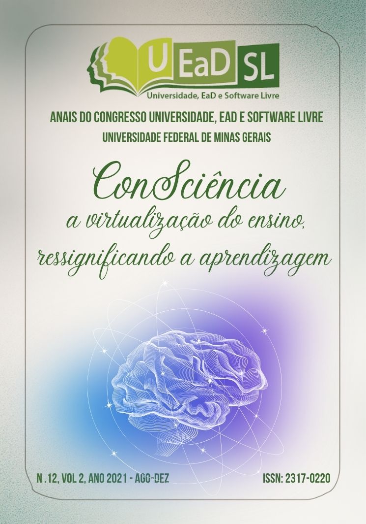 Visualizar n. 12 (2021): Anais do Congresso Nacional Universidade EAD e Software Livre 2021.2